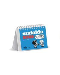 MAFALDA 2025, CALENDARIO ESCRITORIO TURQUESA